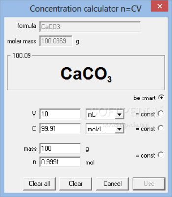 EBAS - Equation Balancing and Stoichiometry calculator screenshot 8
