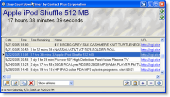 Ebay Auction Clock screenshot 3