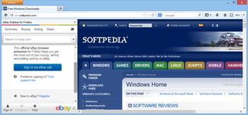 eBay Sidebar for Firefox (formerly eBay Toolbar) screenshot