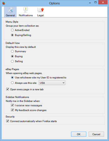 eBay Sidebar for Firefox (formerly eBay Toolbar) screenshot 3