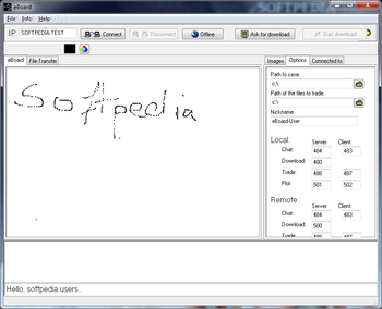 eBoard screenshot
