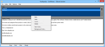 EBook Builder screenshot