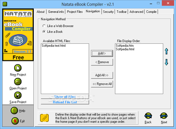 eBook Compiler Free screenshot 3