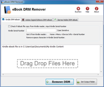 eBook DRM Removal screenshot