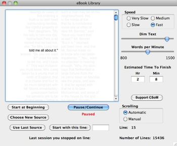 eBook Library screenshot