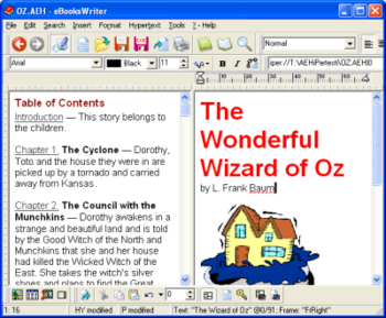 eBooksWriter PRO screenshot