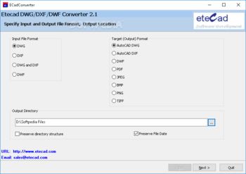 ECadConvert screenshot