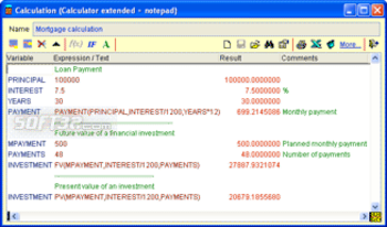 ECalcPad screenshot