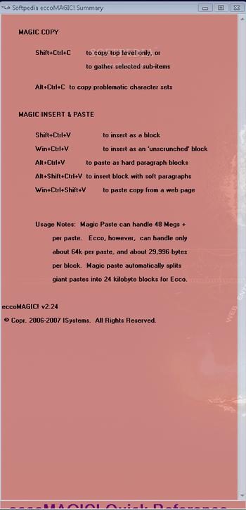 eccoMAGIC screenshot