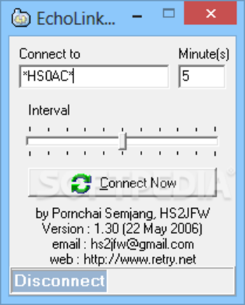 EchoLink AutoConnect screenshot