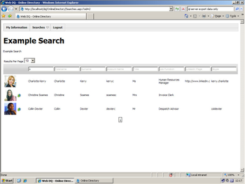 Eclipse DQ Corporate Directory screenshot 3