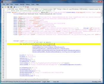 Eclipse Editor screenshot