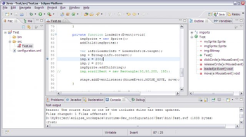 Eclipse IDE for ActionScript3 screenshot 3