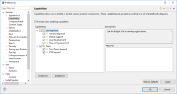 Eclipse SDK screenshot 15