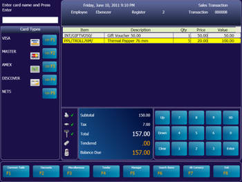 EclipsePOS screenshot