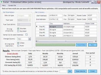 EcoCar Professional Edition screenshot