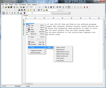 EControl Syntax Editor screenshot