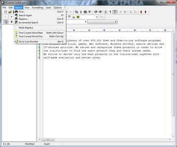 EControl Syntax Editor screenshot 4