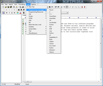 EControl Syntax Editor screenshot 7
