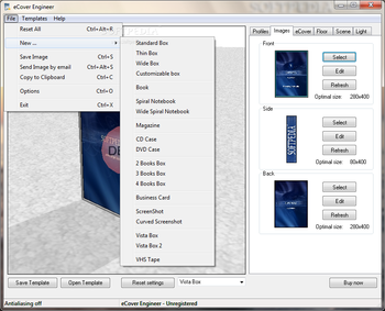 eCover Engineer screenshot 2