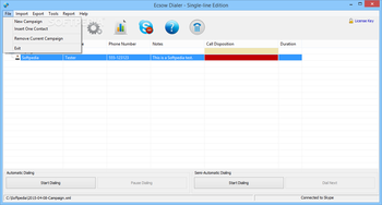 Ecsow Dialer for Skype screenshot 2