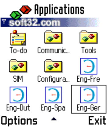 ECTACO Dictionary English <-> German for Nokia screenshot 2