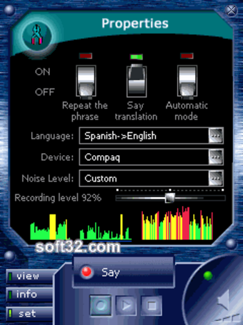 ECTACO Voice Translator English <-> Spanish screenshot 2
