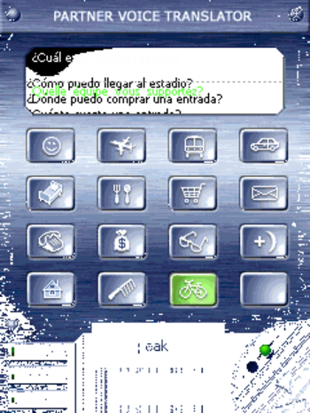 ECTACO Voice Translator Spanish -> French screenshot