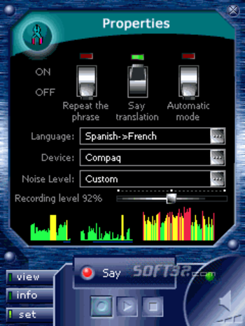 ECTACO Voice Translator Spanish -> French screenshot 2