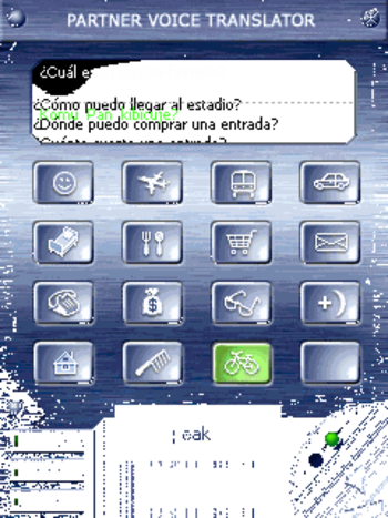 ECTACO Voice Translator Spanish -> Polish screenshot
