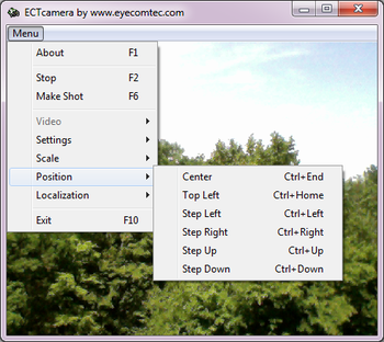 ECTcamera screenshot 2