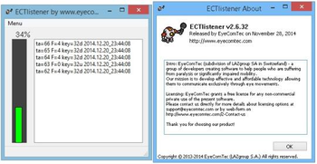 ECTlistener screenshot