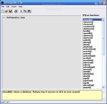 ED Plua IDE screenshot