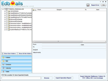 EdbMails screenshot