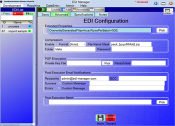 EDI Manager screenshot 3