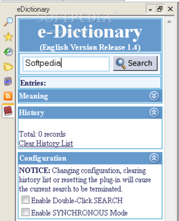 EDictionary Maxthon Plugin screenshot