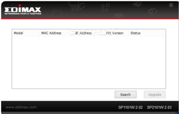 Edimax SP-2101W Firmware Upgrade Tool screenshot