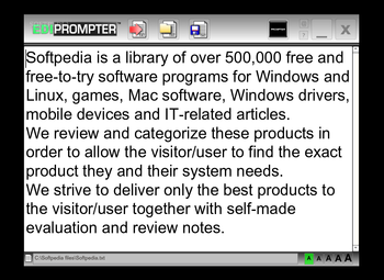 EdiPrompter Commercial Edition screenshot