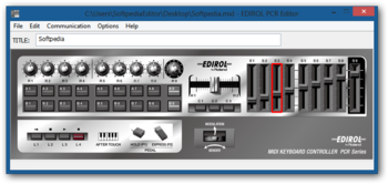 EDIROL PCR Editor screenshot