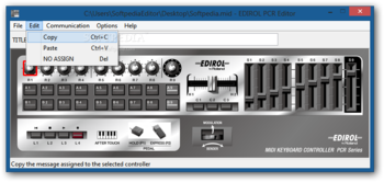 EDIROL PCR Editor screenshot 2