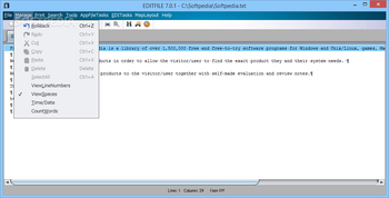 EDITFILE screenshot 3