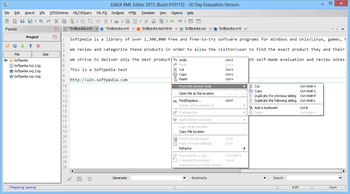 EditiX XML Editor screenshot