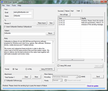 EDM Email Sender screenshot