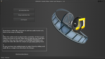 EDM2014 Audio/Video Joiner and Merger screenshot