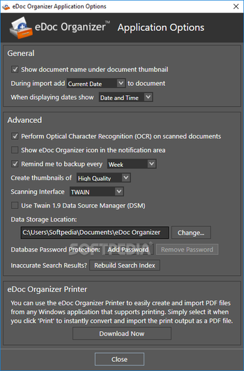 eDoc Organizer screenshot 8