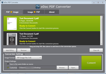 eDoc PDF Converter screenshot 2