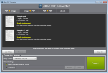 eDoc PDF Converter screenshot