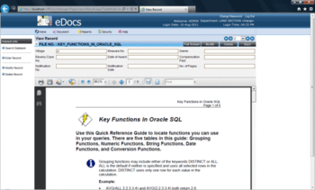 eDoc screenshot