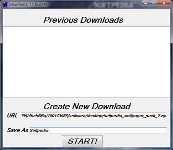 eDownloader screenshot