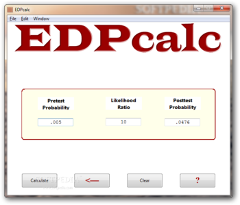 EDPcalc screenshot